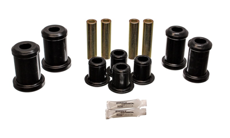 Ford F-250 Control Arm Bushing Kit - Front - Energy Suspension - Hyper-Flex Performance Polyurethane - Black - `97-`03
